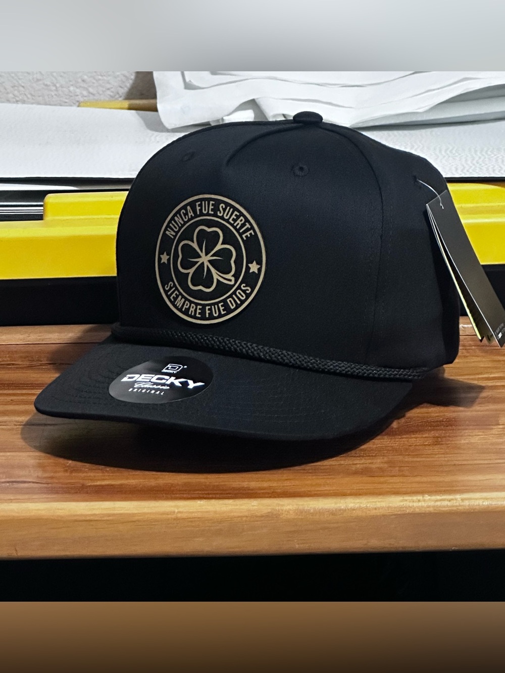 Nunca Fue Suerte Siempre Fue Dios,Trebol Hat,gorra Del Trebol,Trebol De Suerte